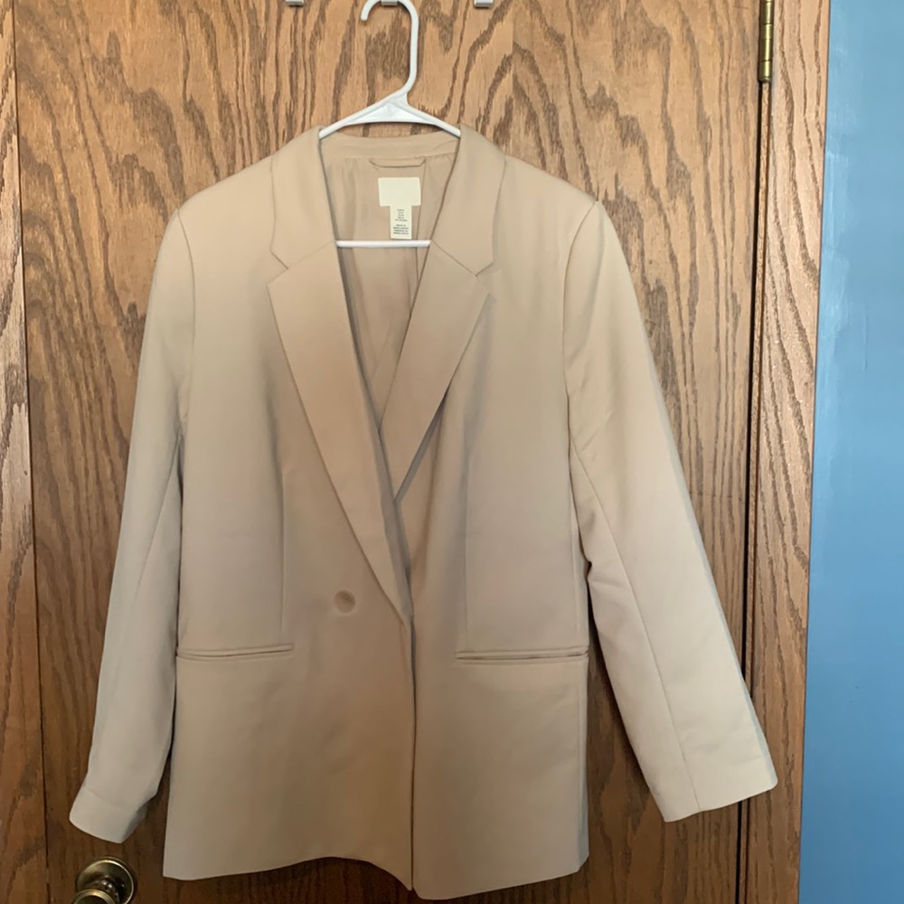 Tan Oversized Blazer